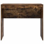 vidaXL Bureau Chêne fumé 90 x 40 x 76 cm Bois d'ingénierie