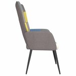 vidaXL Chaise de relaxation Patchwork Tissu