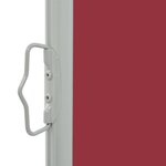 vidaXL Auvent latéral rétractable de patio 60x300 cm Rouge