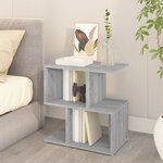 vidaXL Table de chevet Sonoma gris 50x30x51 5 cm Bois d'ingénierie