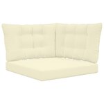 vidaXL Coussin de canapé d'extérieur Polyester Crème 68 5 x 68 5 cm