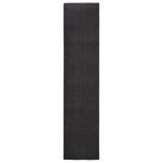 vidaXL Tapis Sisal naturel 80x350 cm Noir