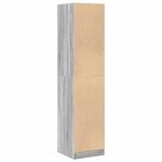 vidaXL Armoire apothicaire sonoma gris 40x41x174 5cm bois d'ingénierie