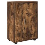 vidaXL Ensemble meuble TV 4 Pièces Chêne Fumé Bois d'ingénierie