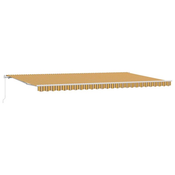 vidaXL Auvent Rétractable Multicolore 600 × 300 cm Polyester  Métal