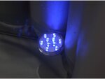 Spa gonflable "saint tropez" - avec cercle flottant led - 4 places - noir