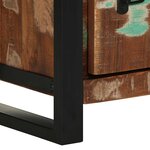 vidaXL Armoire de salle de bain 40x30x90 cm bois massif récupération