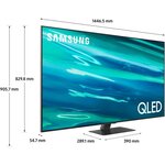 Samsung series 6 q80a 165 1 cm (65") 4k ultra hd smart tv wifi argent