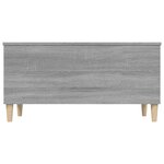 vidaXL Table basse Sonoma gris 90x44 5x45 cm Bois d'ingénierie