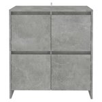 vidaXL Buffets 2 Pièces Gris béton 70x41x75 cm Bois d'ingénierie