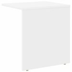 vidaXL Table d'appoint Blanc 37 x 32 x 40 cm Bois d'ingénierie