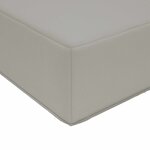 vidaXL Coussin de canapé d'extérieur 3 Pièces Gris Polyester