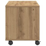 vidaXL Meuble TV Marron 90 x 35 x 35 cm Bois d'ingénierie