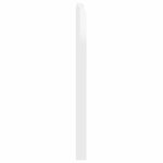 vidaXL Tête de lit Blanc brillant