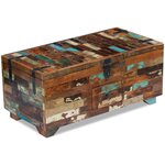 vidaXL Coffre table basse Bois de récupération massif 80x40x35 cm