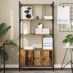 vidaXL Bibliothèque Bois d'ingénierie