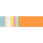 Paquet de 100 Fiches Intercalaire 105x240 Recyclées 2 trous Chamois x 12 EXACOMPTA