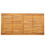vidaXL Plateau de table Marron 110 x 55 x 2 cm Bois d'acacia massif