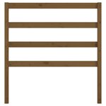 vidaXL Tête de lit Marron miel 106x4x100 cm Bois massif de pin
