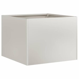 vidaXL Jardinière 40x40x30 cm acier inoxydable