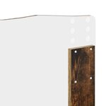 vidaXL Tête de lit Chêne fumé 120 cm Bois d'ingénierie