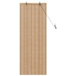 vidaXL Stores et Occultants Marron Clair 60 x 160 cm Bambou