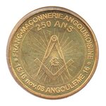 Mini médaille Monnaie de Paris 2008 - Franc-maçonnerie angoumoisine