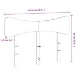 vidaXL Tête de lit blanc 120 cm bois massif de pin