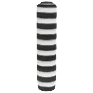 vidaXL Filet brise-vue anthracite et blanc 1 5x50 m PEHD 150 g/m²