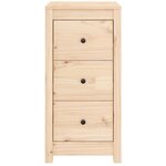 vidaXL Buffets 2 Pièces 40x35x80 cm bois massif de pin