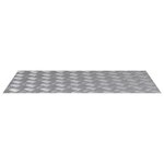 vidaXL Plates en Aluminium Antidérapantes 2 Pièces 80x50 cm