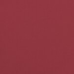 vidaXL Coussins de chaise à dossier bas lot de 2 rouge bordeaux