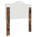 vidaXL Tête de lit Chêne fumé 75 cm Bois d'ingénierie