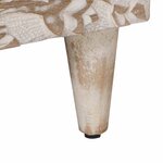 vidaXL Meuble TV Blanc 100 x 33 5 x 46 cm Bois de mangue massif