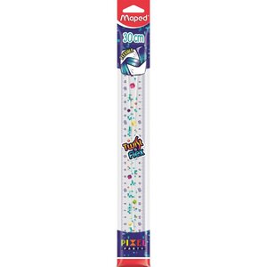 Maped Règle plate Twist'n Flex PIXEL PARTY 300 mm