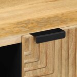 vidaXL Meuble TV marron 80x31 5x46 cm bois massif de manguier