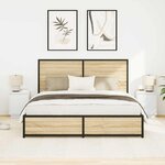 VidaXL Tables de chevet avec lumières LED 2 Pièces blanc 38x34x50 cm