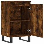 vidaXL Buffets 2 Pièces chêne fumé 40x35x70 cm bois d'ingénierie
