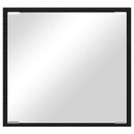 vidaXL Miroir de salle de bain LED Chêne Noir 40x8.5x37 cm
