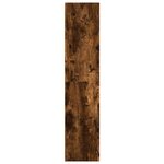 vidaXL Bibliothèque chêne fumé 60x24x109 cm bois d'ingénierie