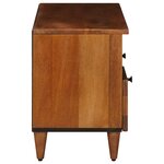vidaXL Meuble TV Noyer 100 x 33 x 46 cm Bois de mangue massif