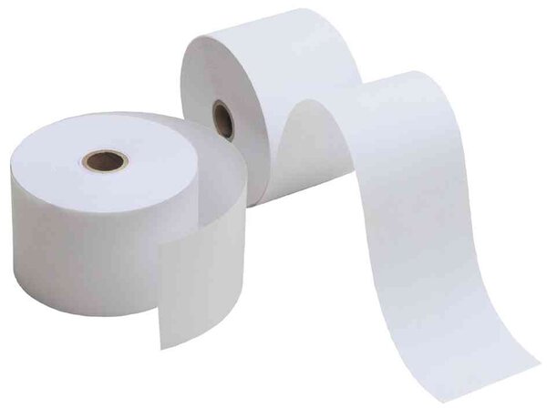 5 x rouleaux thermiques, 62mm x 25m x 12mm,sans bois,blanc KORES