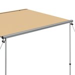 vidaXL Auvent de camping-car et caravane 2x2x2 15 m Beige