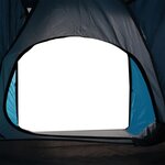 vidaXL Tente de camping à dôme 2 personnes bleu imperméable