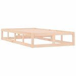 vidaXL Cadre de lit sans matelas 90x200 cm bois massif
