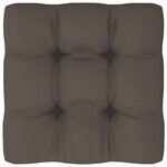 vidaXL Pouf palette de jardin marron miel bois de pin imprégné