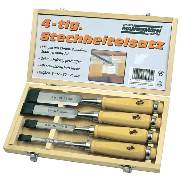 Brüder Mannesmann Ensemble de ciseau plus ferme 4 Pièces 66104