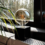 Ampoule led globe (g125) / vintage au verre fumé  culot e27  4w cons. (23w eq.)  230 lumens  lumière blanc chaud