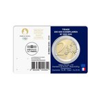 Monnaie 2€ Commémorative BU 1/5 - Millésime 2021 - Jeux Olympiques de Paris 2024