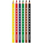 Crayon de couleur triangulaire silverino gros  étui pelikan